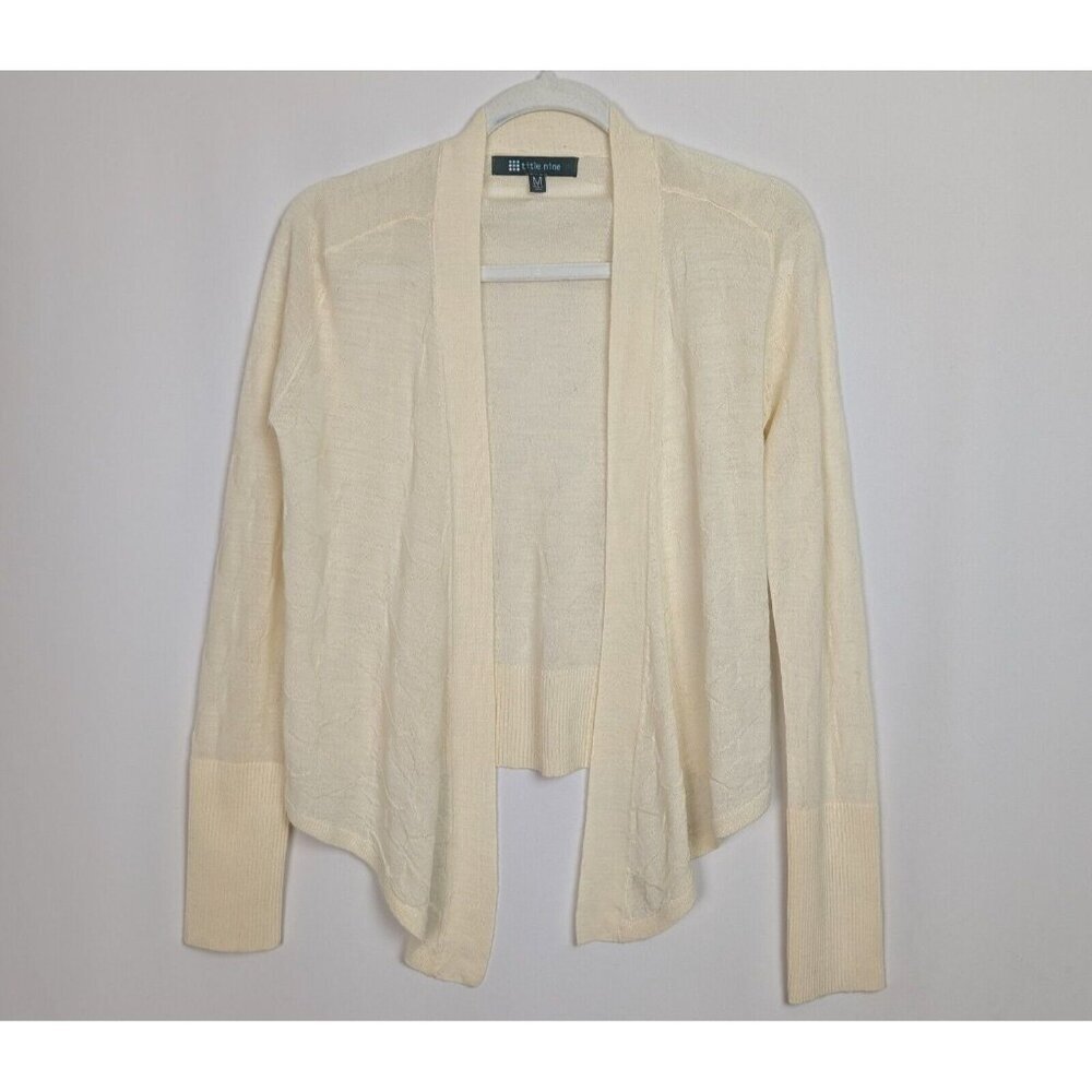 Title Nine M Washable Wool Wrap Sweater Cardigan Lightweight Breathable Outdoor